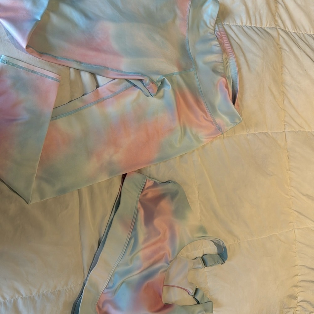 Cotton candy active wear set - workout set  ! Like new. Super cute !